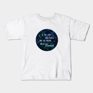 To the stars who listen and the dreams that are answered - 2 Kids T-Shirt